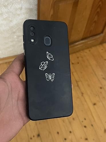 aydın 14 pro max: Samsung Galaxy A30, rəng - Qara, Barmaq izi — 1