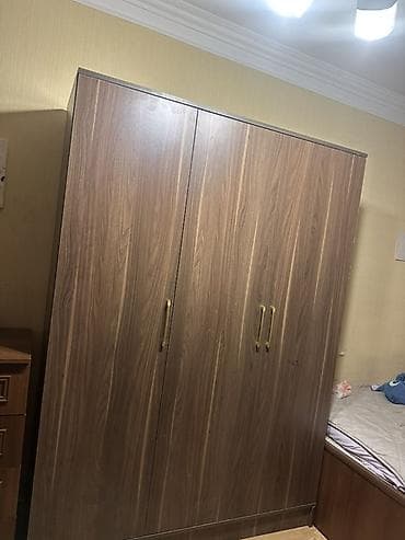 Мебель: Dörd qapılı paltar dolabı - Material: Ağac teksturalı laminat — 3