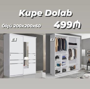 шкаф в зал: Kupe, Düz dolab, Qarderob, paltar dolabı — 1