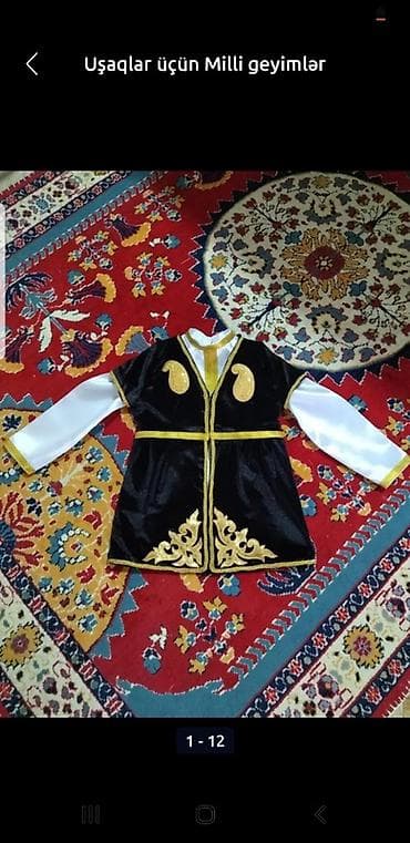 Milli kostyum, Oğlan üçün, 10 - 12 yaş, Yeni — 4