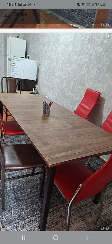 ofis kreslosu: Dördbucaq masa, Siyirməsiz, Teksturalı laminat, Zəmanətsiz, Kredit yoxdur — 2