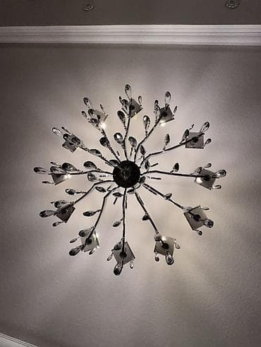 samdanlar ve saat: Çılçıraq, 10 və daha çox lampa, Metal — 3