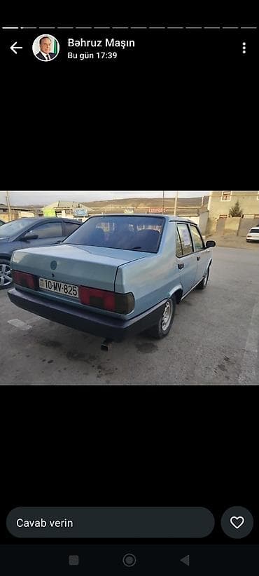 nıssan: Model: Tofaş Doğan (sedan) Rəng: Açıq mavi Kuzov: 4 qapılı, klassik — 2