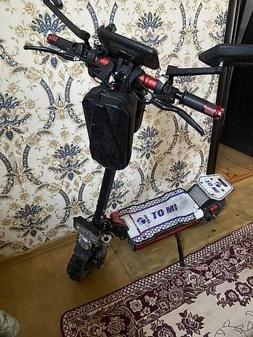 velosiped ucun ses: Elektrik skuter – güclü ofroad təkərlər və zəngin aksesuarlarla Salam — 1