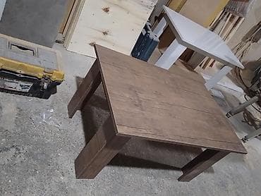 Столы: Журнальный стол, Новый, Нераскладной, Ламинат, Квадратный стол — 4