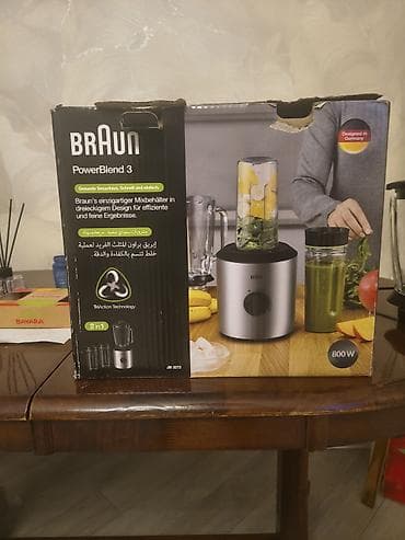 Braun PowerBlend 3 JB 3272 blender - Güc: 800 W - 2‑in‑1: klassik