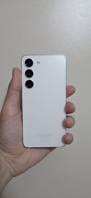 Samsung Galaxy S23, 256 GB, rəng - Ağ, Sensor, Barmaq izi, Simsiz şarj