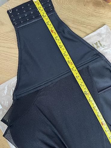 Qara rəngdə büstqalterli shapewear/bodice korset - Model: strapless — 4