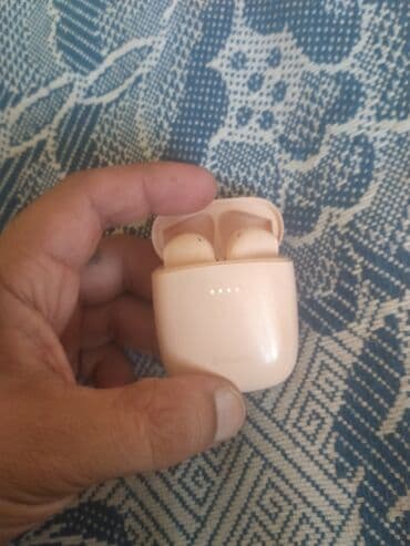 baseus qulaqciq: İşlənmiş Simsiz (Bluetooth) Qulaqcıqlar, Baseus, rəng - Çəhrayı — 1