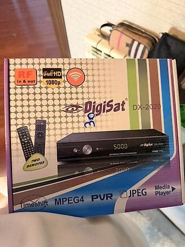 panel cit: DigiSat DX-2020 HD rəqəmsal peyk qəbuledicisi - Full HD 1080p — 1