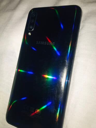 irşad telecom samsung a50: Samsung Galaxy A50, 128 GB, rəng - Göy, Sensor — 3