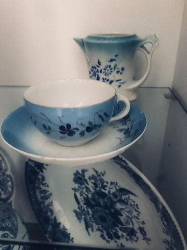 cay termosu: Çay dəsti, rəng - Ağ, Farfor — 2
