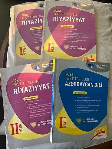 Buraxılış və qəbul imtahanlarına hazırlıq üçün kitablar dəsti satılır — 10