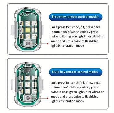 Universal LED işıq dəsti – pultla idarə olunan, naqilsiz Məhsul — 8