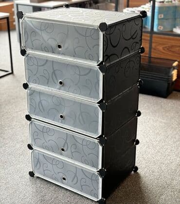 kupe şkaf: Yeni, Kupe, 5 qapı Düz dolab, Ayaqqabı dolabı, Çin — 3