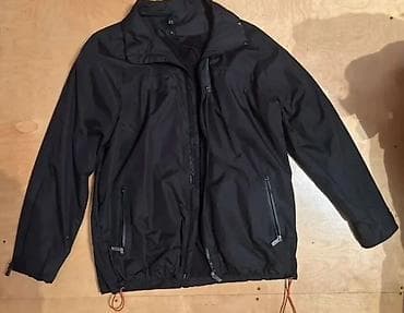 Qara rəngli yüngül küləkkeçirməz gödəkcə - Uniseks dizayn, gündəlik