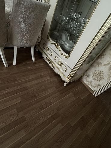 Мебель: Klassik üslubda qonaq otağı üçün vitrin-bufet dəsti - Rəng: krem — 4