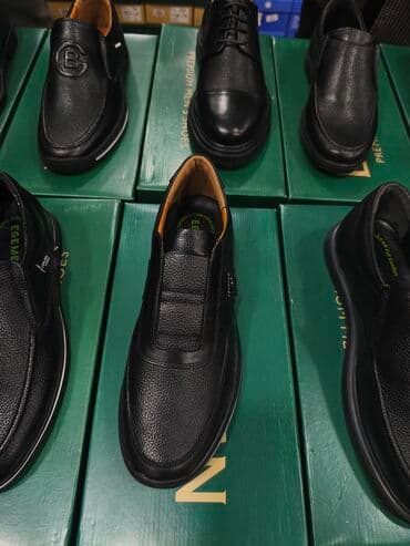 ayaqqabı кожание: Kişi ayaqqabıları – klassik və gündəlik modellər - Material: qara və — 31