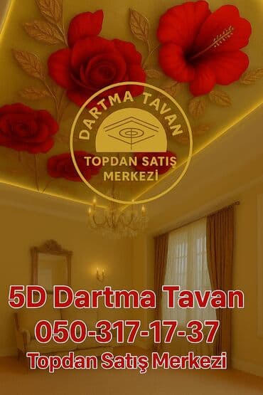 фото обои: 5D dartma tavan – interyerinizə dərinlik və həcm qatan dekorativ tavan — 4