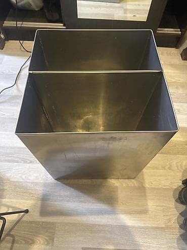 Paslanmayan poladdan iki bölməli morojna üçün veya süt qazanı olaraq