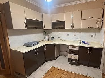 Üstü mərmər mətbəx mebeli 330 Azn 1.75x2.60x60 — 1