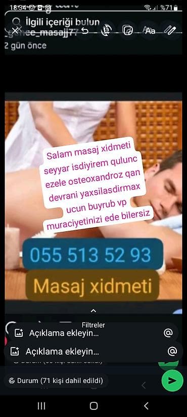 Müalicəvi masaj, Qadınlar üçün, Evə gəlməklə