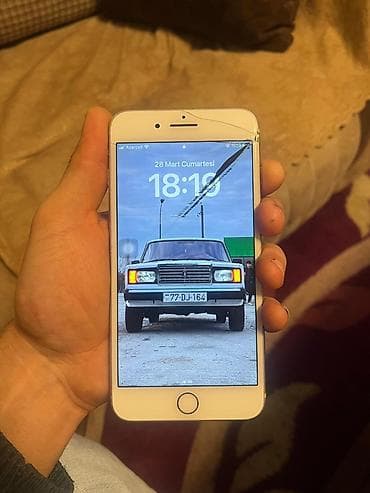 6 s plus: IPhone 8 Plus, Ağ, Qırıq — 2
