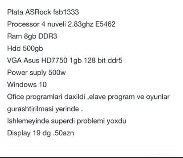 komputer klaviaturası: 512 yaddaş 8 Ram steam hesabı içində verili kompyuteri 1 aydı — 6