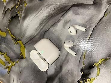 airpods tecili: AirPods 4 arginaldir!!! karobkasi yoxdur usdunde qara kabro hediye — 3