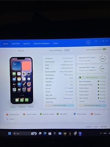 iphone 12 i: IPhone 14, 128 GB, Midnight, Face ID — 6