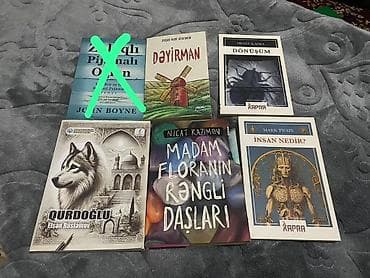İdman və hobbi: Kitab dəsti – müxtəlif janrlar və müəlliflər 1) Nizami Gəncəvi – — 3