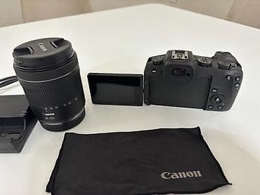 kanon rp: Canon EOS RP + RF 24-105mm linza Manfrotto Canta DJI mic mini - tam — 2