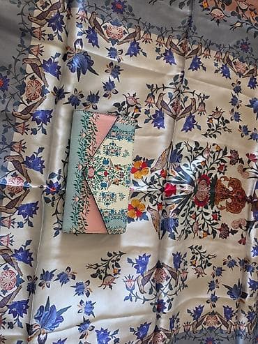 rezin bot: Məhsul: Naxışlı ipək şərflər dəsti Təsvir: - Material: Zərif — 8