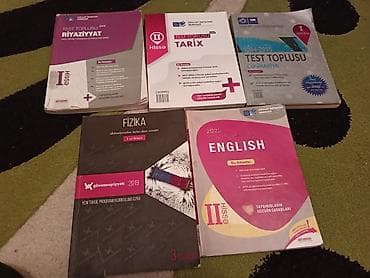 Тесты: Abituriyent hazırlığı üçün əsas DİM test topluları satılır.​Vəziyyəti — 8