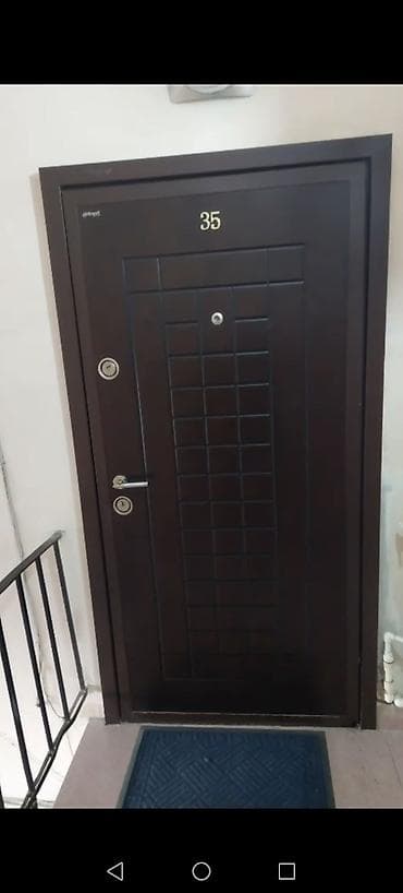 seyfi qapi: Dəmir giriş qapısı ciddi alıcı zəng etsin - Model: tünd qəhvəyi — 2