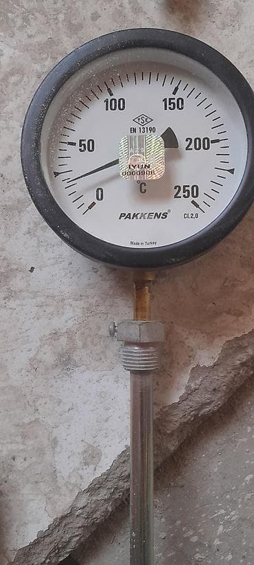 pec radiator: PAKKENS mexaniki termometr - İstilik diapazonu: 0–250 °C - Göstərici — 1