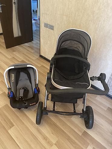 Modullu arabalar: Besrey 2-in-1 uşaq arabası + avtomobil beşiyi (travel system) - — 10