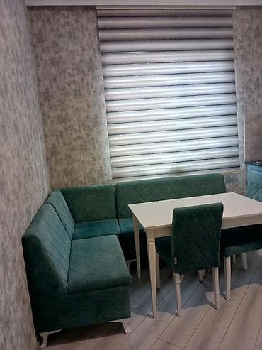 metbex mebelı: Mətbəx üçün, Açılmayan, Dördbucaq masa, 2 stul — 8