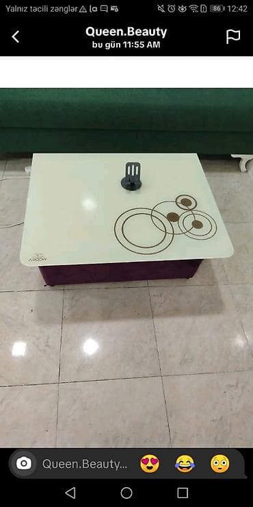 suse masa: İşlənmiş, Güzgüsüz — 1