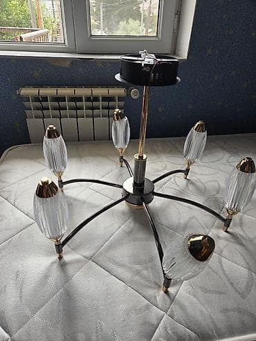 ucuz çılçıraqlar: Çılçıraq, 6 lampa, Metal — 4