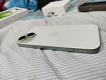 iphone 15 sade: IPhone 15, 128 GB, Yaşıl, Zəmanət — 5
