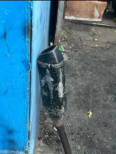 sesbogucu: Moped/Motosiklet səsboğucu (egzoz) komplekti - Metal korpuslu, oval — 3