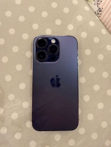 apple vision pro qiymeti: IPhone 14 Pro, 256 GB, Deep Purple — 1