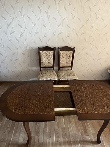 ustul: Açılan, Oval masa, 4 stul — 2