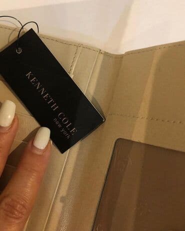 balaca qadın pul kisəsi: Kenneth cole New York original firmasinin pul kisesi,esl deridir — 5