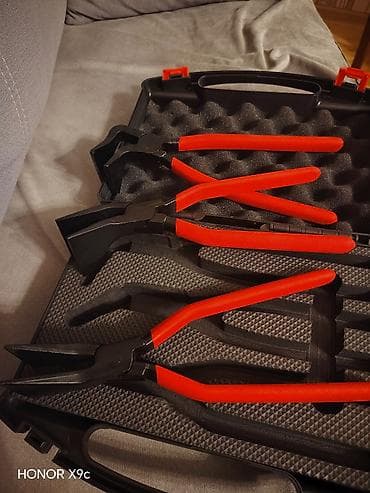 Alət dəstləri: 4-lü professional uzunburun kəlbətin dəsti - Dəstdə 4 müxtəlif uclu — 1