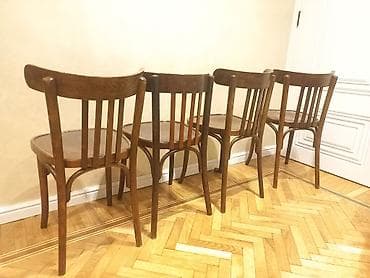 taxta iwlenmiw: Mətbəx üçün, Qatlanmayan, Stul — 3