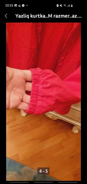 kisi pencekleri: Vetrovka. M razmer. az geynilib. Astarli — 3