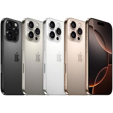 apple 5 s: IPhone 16 Pro Max, 256 GB, Natural Titanium, Zəmanət — 1
