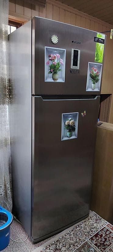 arçelik: 2 qapılı Arcelik Soyuducu Satılır, rəng - Gümüşü — 1